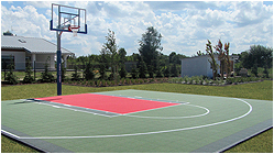 Basketballplatz bzw. Basketball Court mit Sportboden kaufen