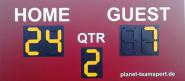 smart:score  - Manuelle American Football Anzeigetafel / Scoreboard 