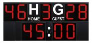 Hockey LED Anzeigetafel PT1 (45cm Ziffern) - outdoor 