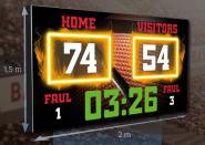 Basketball LED Videowall Small (2x1.5m) - Preis auf Anfrage 