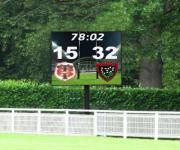 Rugby LED-Videowall - Stramatel (256x192cm) - Preis auf Anfrage 