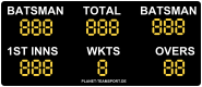 Manual Cricket Scoreboard Kit Deluxe 