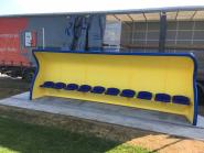 Spielerkabine - Monoblock - 10 Sitzpltze 