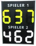 smart:score  - Tennis Anzeigetafel (28cm Ziffern) 
