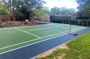 Kleinfeld-Tennisplatz - mit Bodenbelag & Netz (14x8m) - Preis auf Anfrage 