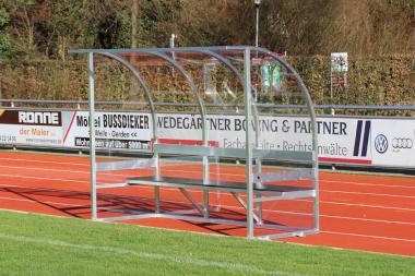 Standard-Spielerkabine / Auswechselbank - 5m - TV 