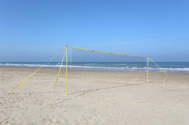 Beachtennis Profi Netzanlage / Spielfeld Komplettset 