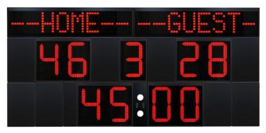 Eishockey/Hockey LED Anzeigetafel PT2 (45cm Ziffern) - indoor 