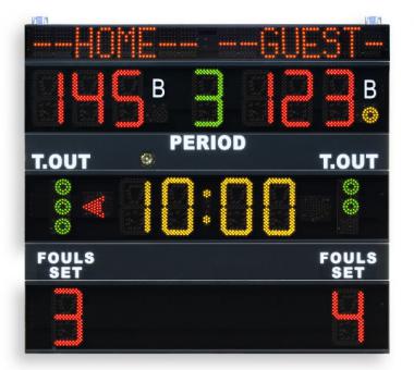 Basketball LED Anzeige Alpha (30cm) - FIBA Level 2 