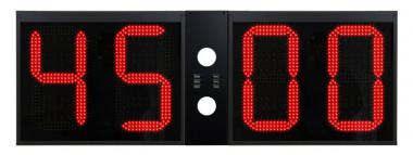 LED Spielzeitanzeige / Matchuhr / Stoppuhr - outdoor - 45cm 
