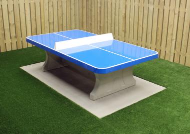 Outdoor Tischtennisplatte aus Beton - abgerundet - TV GS 
