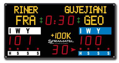 Stramatel Anzeigetafel Judo CJF 
