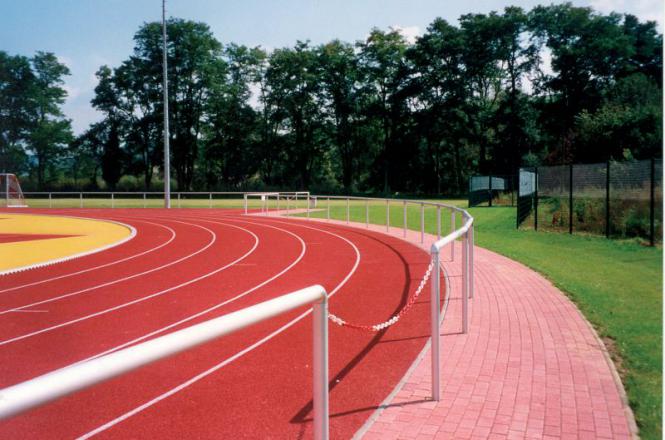 Barrierensystem Aluminium eloxiert - 3,0 m Pfostenabstand - Preis pro lfm 