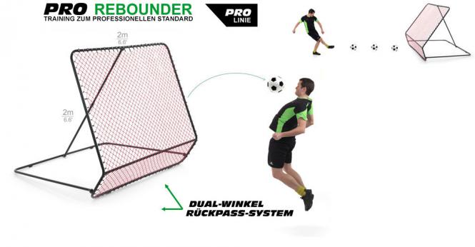Kickster Pro Rebounder 2m x 2m 